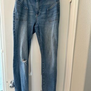 Kut from the Kloth Blue Straight Leg Jeans